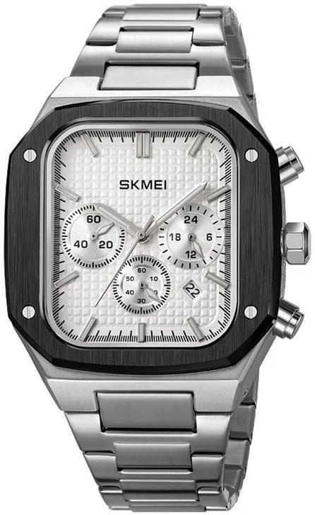 SKMEI 2201 Men Quatz Multifunctional Watch - Silver