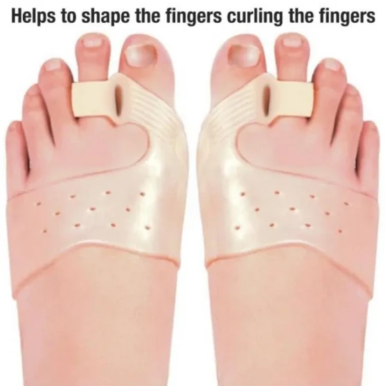 1 Pair Magnet Toe Corrector Silicone Foot Protector