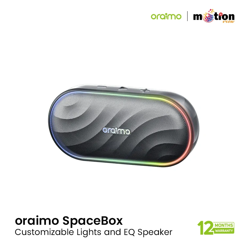 Oraimo SpaceBox FM with Customizable Lights and EQ Speaker (OBS-382)