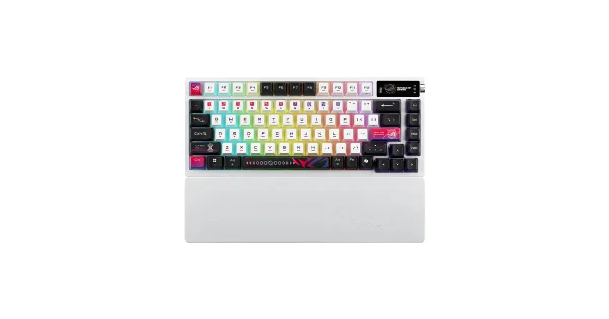 ASUS ROG Azoth X NX Mechanical Switch (Strom V2) Hot-Swappable 75% Custom Gaming Keyboard