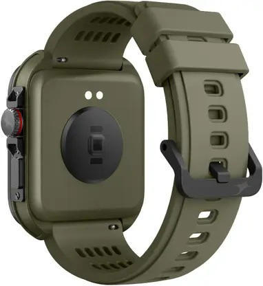 Fastrack Active 1.83 HD Display,Functional Crown,BT Calling with Advanced Chipset Rugged Smartwatch - Green
