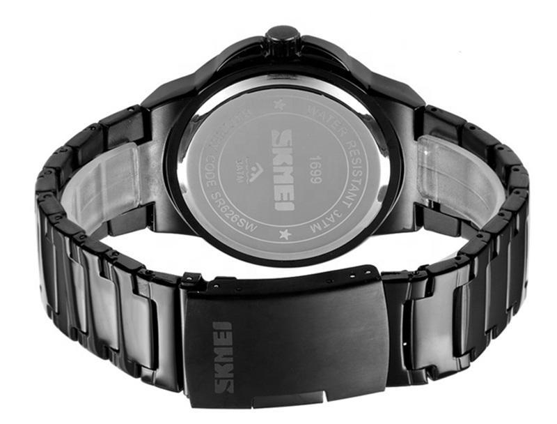 Skmei 1699 Special Dial Quartz Wrist Watch for Men- White