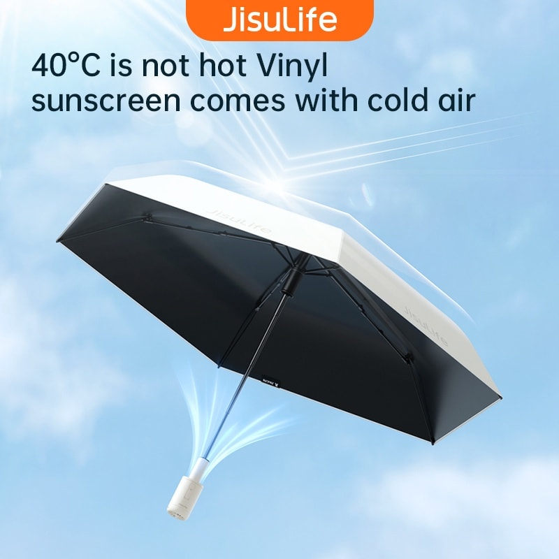JISULIFE FA52 Umbrella With Cooling Fan – Unique And Stylish
