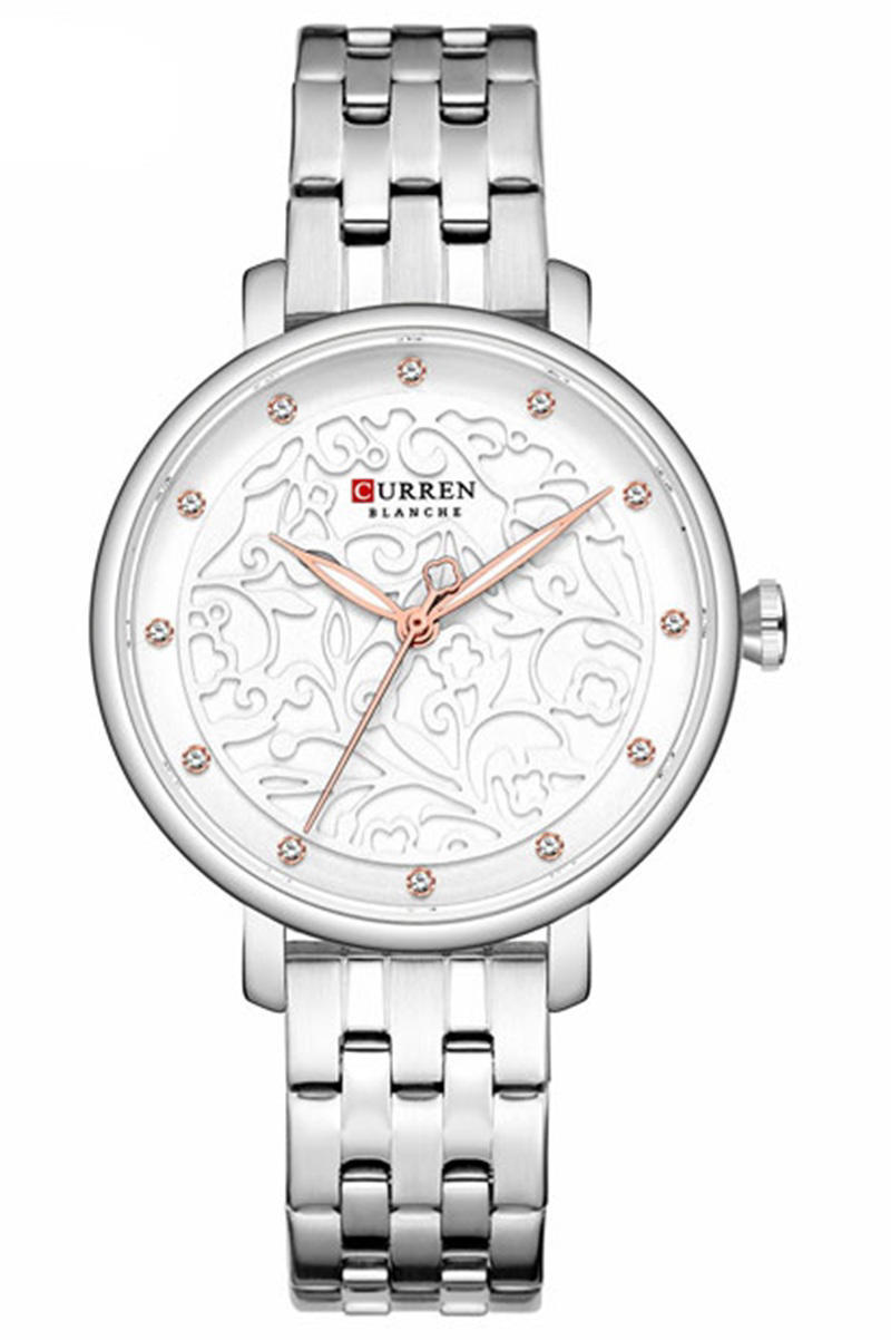 CURREN 9046SLV Silver Women’s Watch-Silver