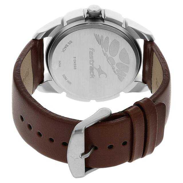 Fastrack 3124SL02 Blue Dial Analog Watch for Guys