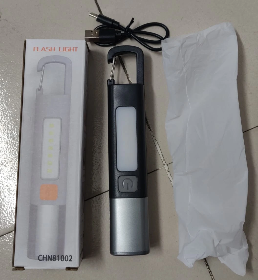 Hot Sale High Power LED Portable Multifunction Cob Zoomable USB Rechargeable Waterproof Mini Light Torch Flashlight