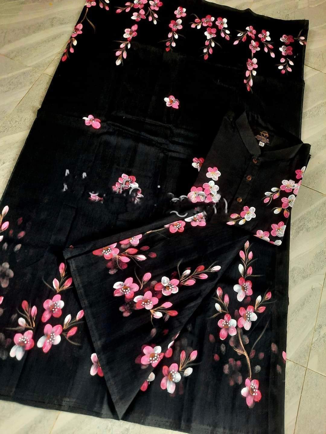 Exclusive Design Hand Print Couple Dress For Sweet Couple