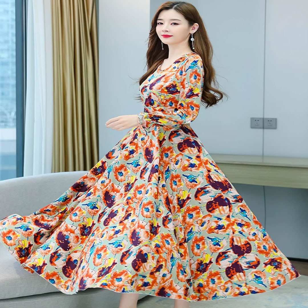 Stylish Elegant Long Gown Kurti