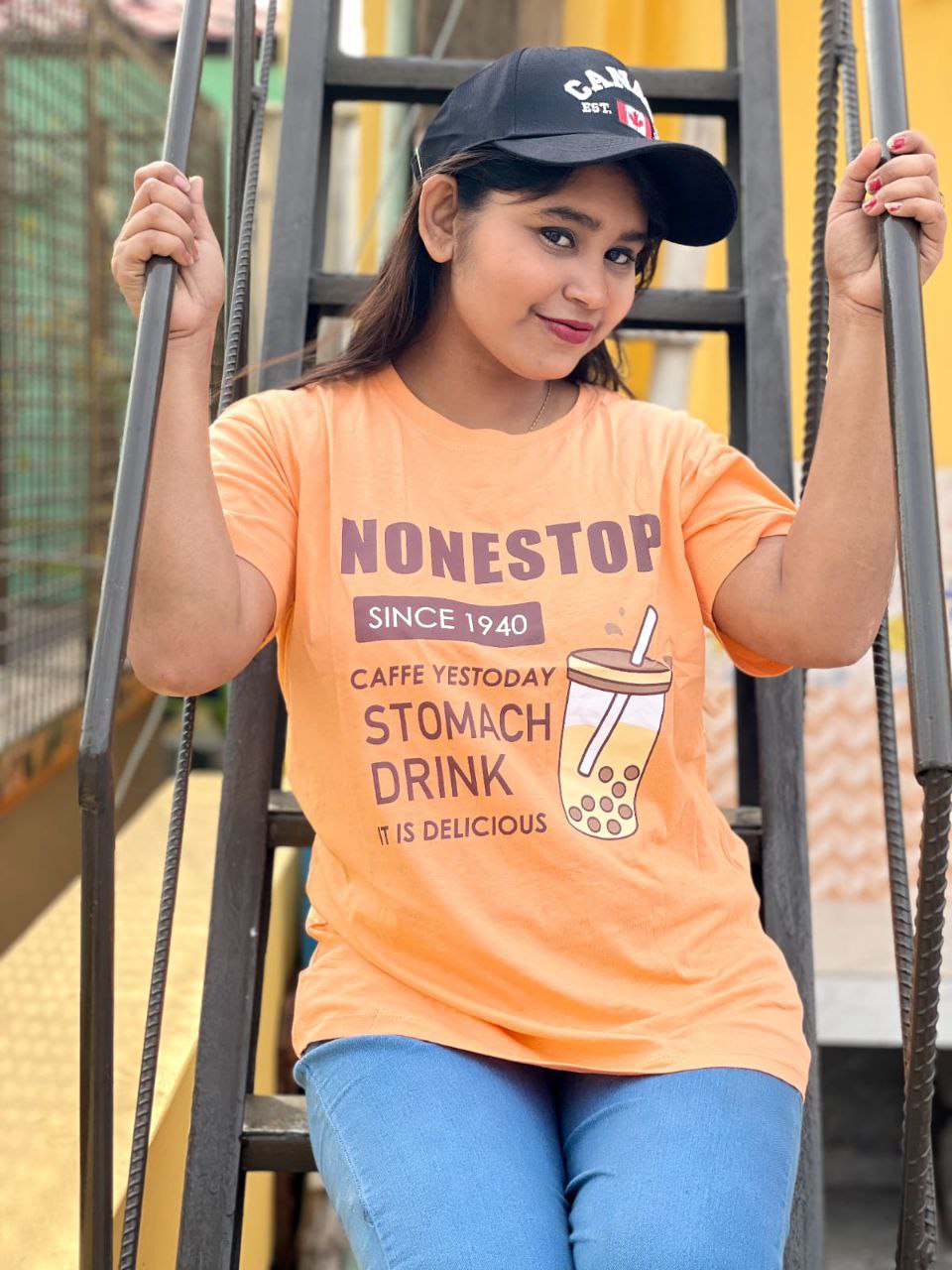 ? স্টাইল ও আরামের নিখুঁত সমন্বয় – Ladies Regular Fit T-Shirt ?*