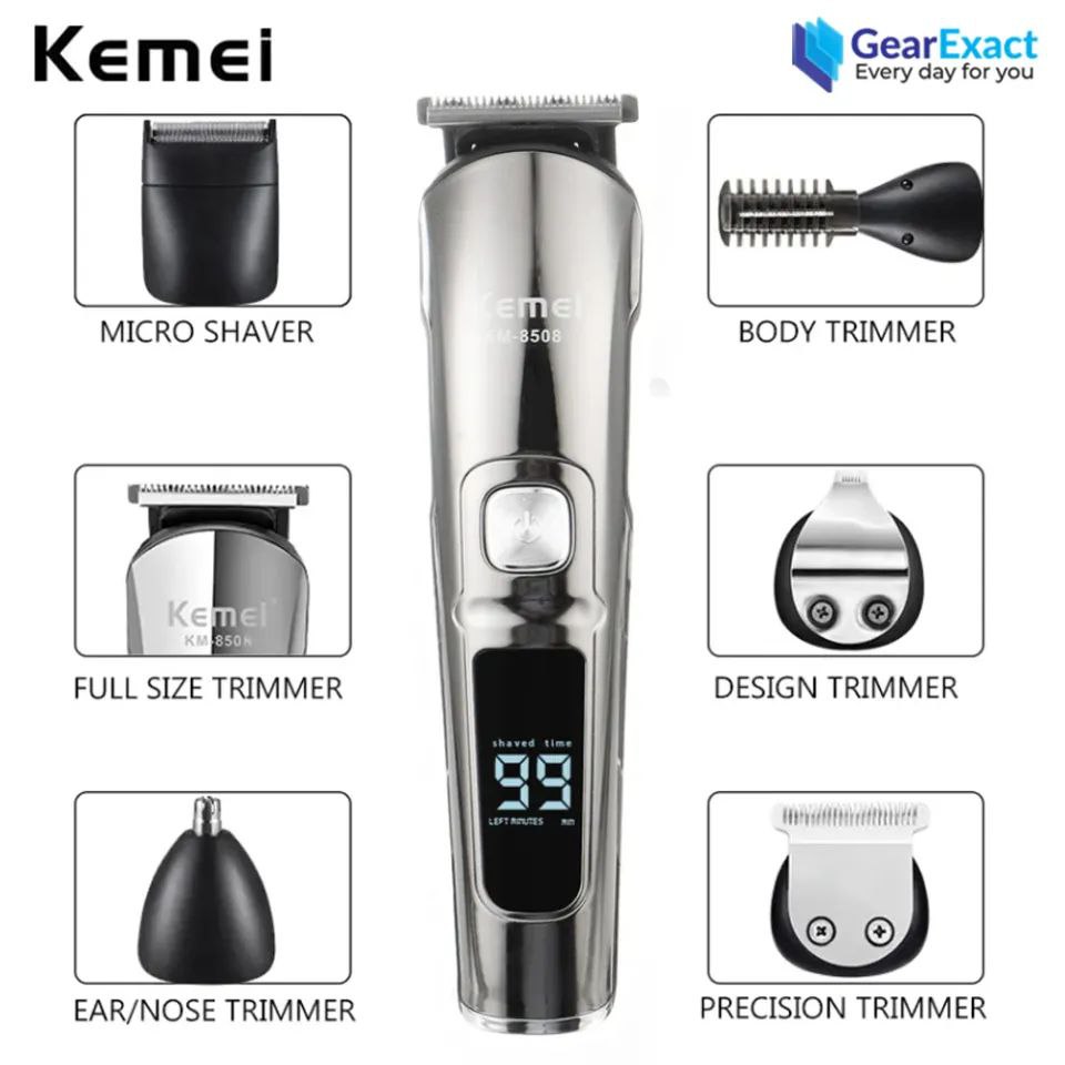?Kemei KM-8508,(11-in-1 Multi-Grooming Kit: Beard, Hair, Body & Face) – পুরুষদের জন্য অল-ইন-ওয়ান গ্রুমিং সল্যুশন! ?* product code8916