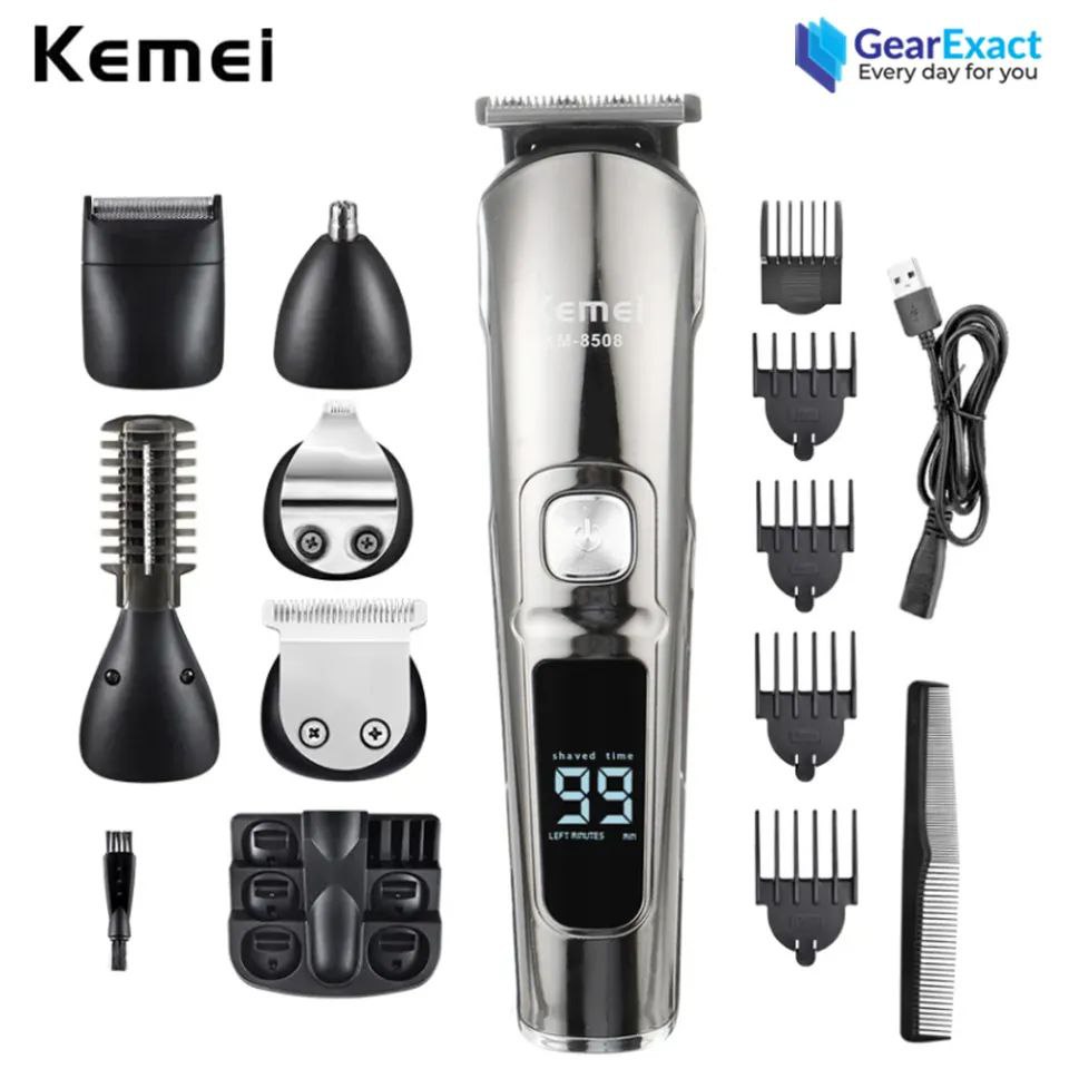 ?Kemei KM-8508,(11-in-1 Multi-Grooming Kit: Beard, Hair, Body & Face) – পুরুষদের জন্য অল-ইন-ওয়ান গ্রুমিং সল্যুশন! ?* product code8916