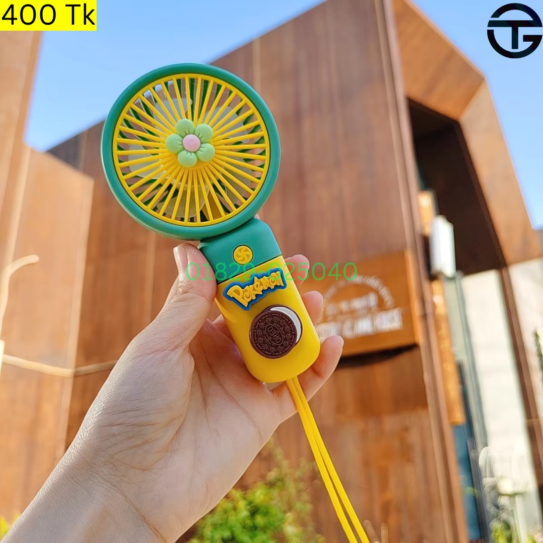 Hot Sale Usb Rechargeable Colorful Desktop Handheld Small Fan