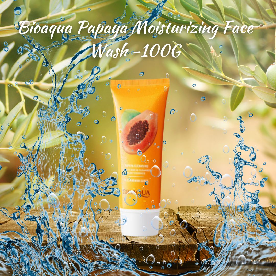 Bioaqua Papaya Moisturizing Face Wash -100G (Product code MC 1048 )