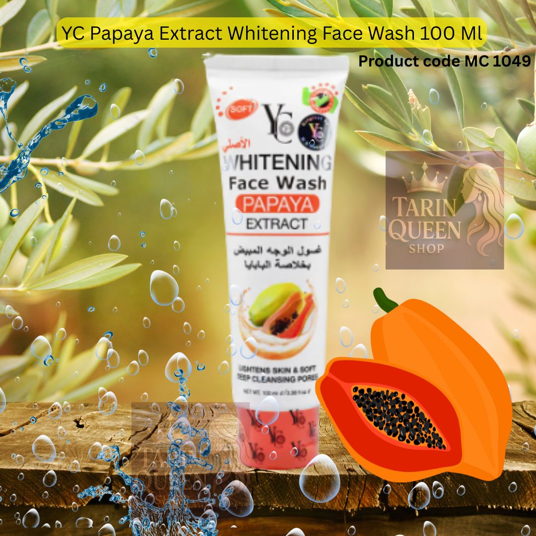 YC Papaya Extract Whitening Face Wash 100 Ml (Product code MC 1049 )