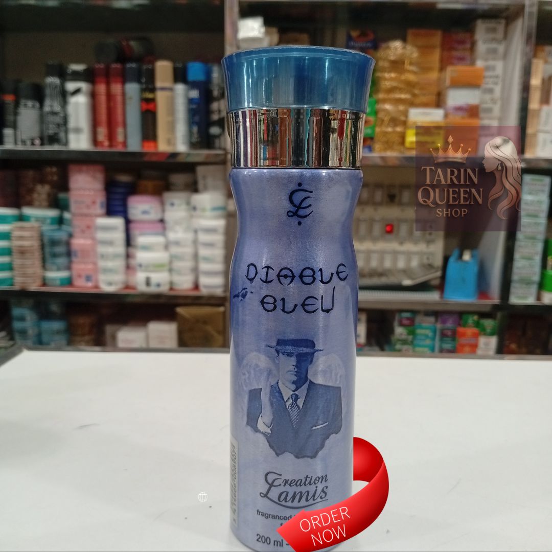 International UAE product Body Spray Creation Lamis Diable Blue used for male – 200 ml (Product code 1052 )