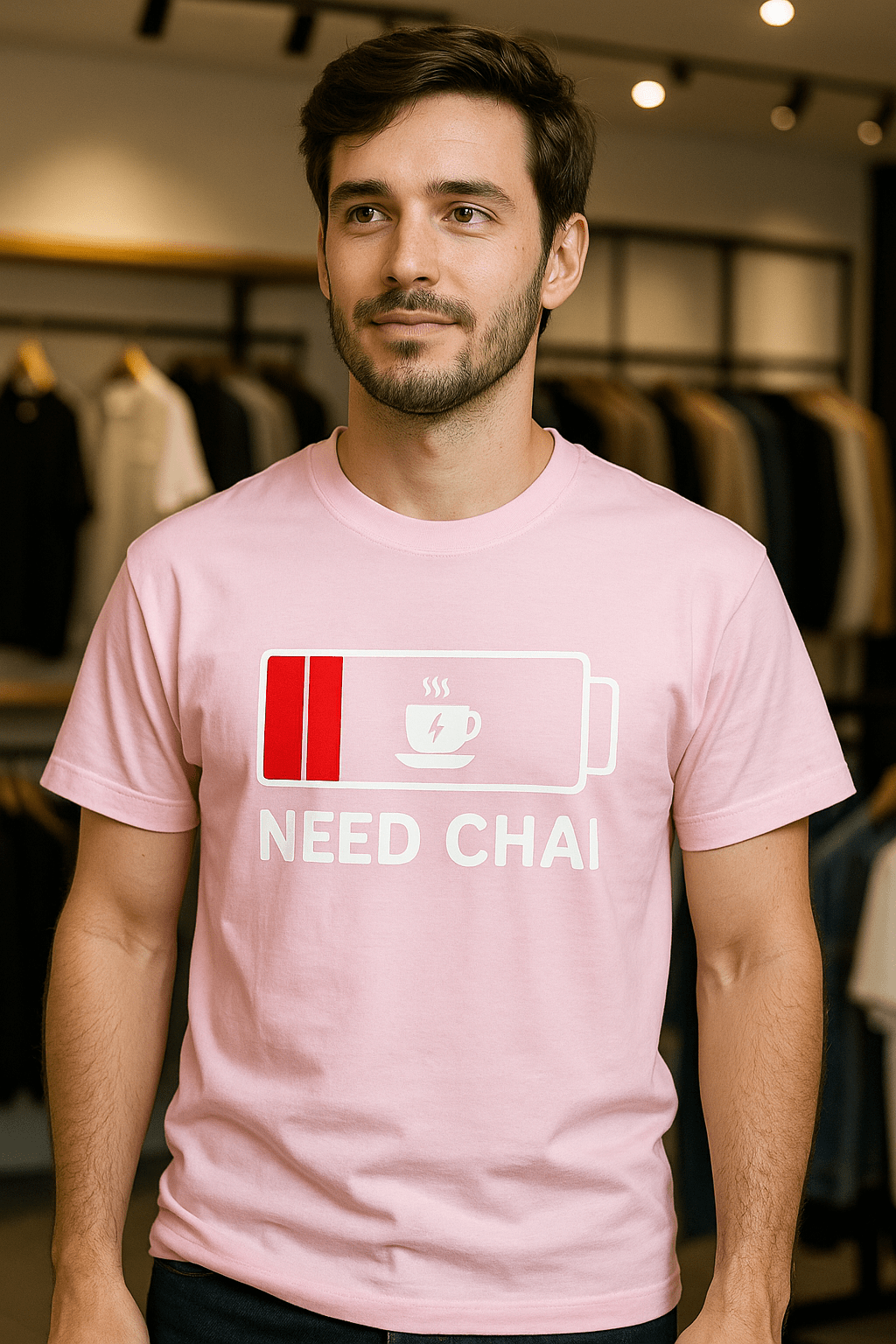 Need Chai – Oversized Drop Shoulder Tee