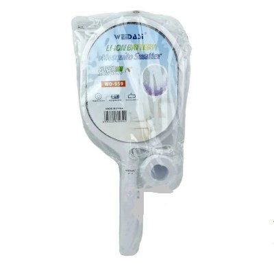 Weidasi WD-959 Mosquito Bat Rechargeable with Lure Light Insect bugs Lamp Stand Holder USB Charging Cable Included Electric Swatter Lithium Ion Battery WD 959