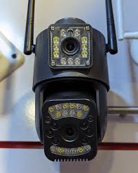Speed-X IP Camera Wifi Wireless 2mp + 2mp HD Dual Lens PTZ + Still CCTV Surveillance Outdoor Wifi Camera Code : 8201