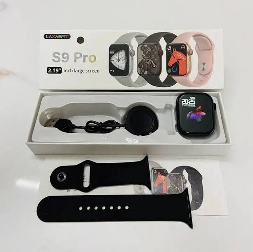Smart Watch S9 Pro 2.19 Full Touch Bluetooth Calls Sleep Monitoring Multiple Sport Modes 100+ Dials Smartwatch For Android iOSLow