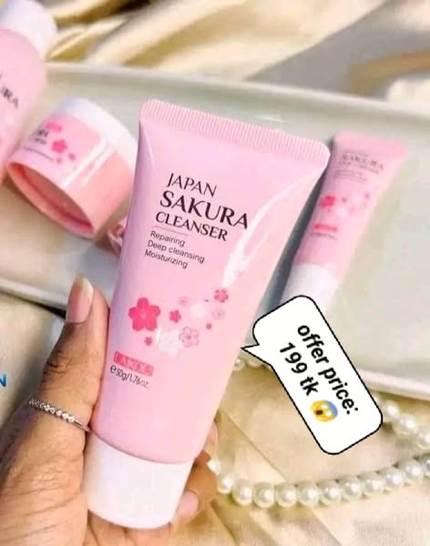 Japan Sakura Cleanser Facewash