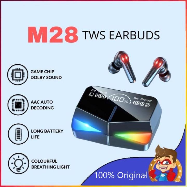 M28 TWS Wireless Gaming Earbuds