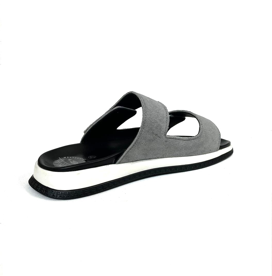 WHL Sued Leather Sandle grey