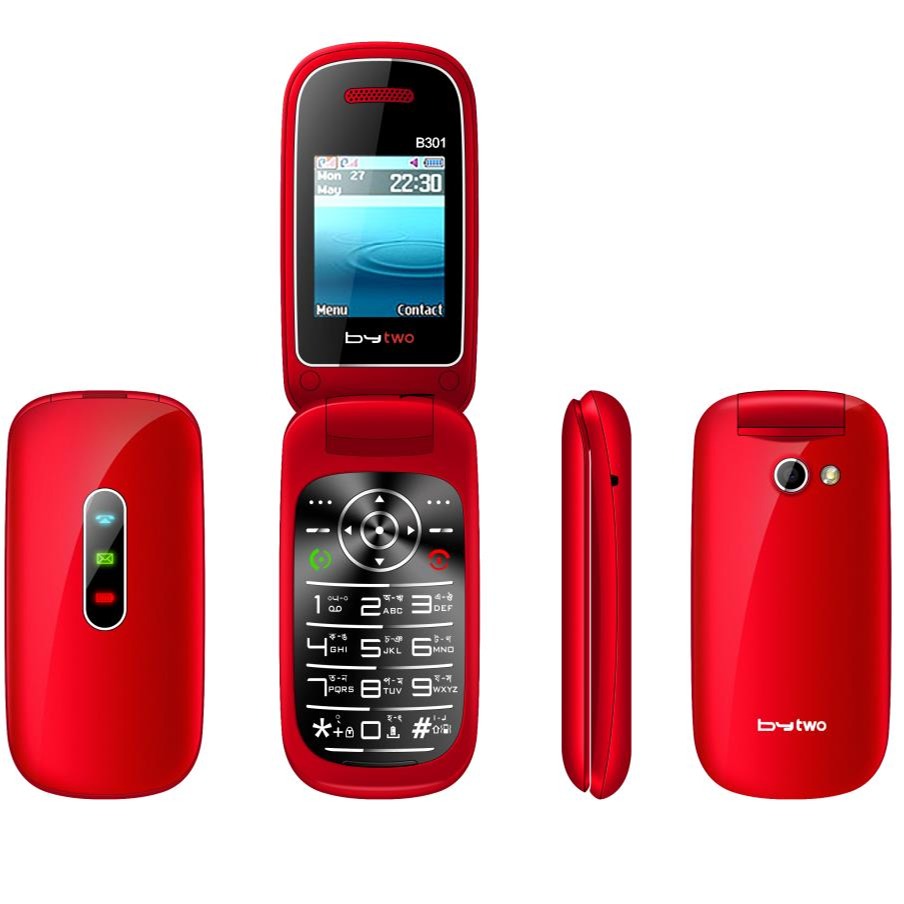 Bytwo 301 Folding Phone Dual Sim (B