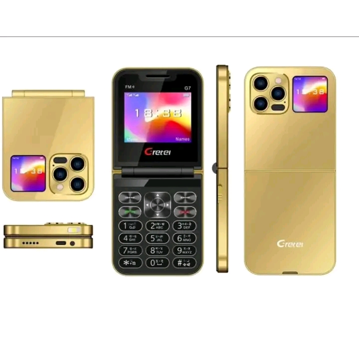 Gretel G7 Flip Folding Phone Dual D