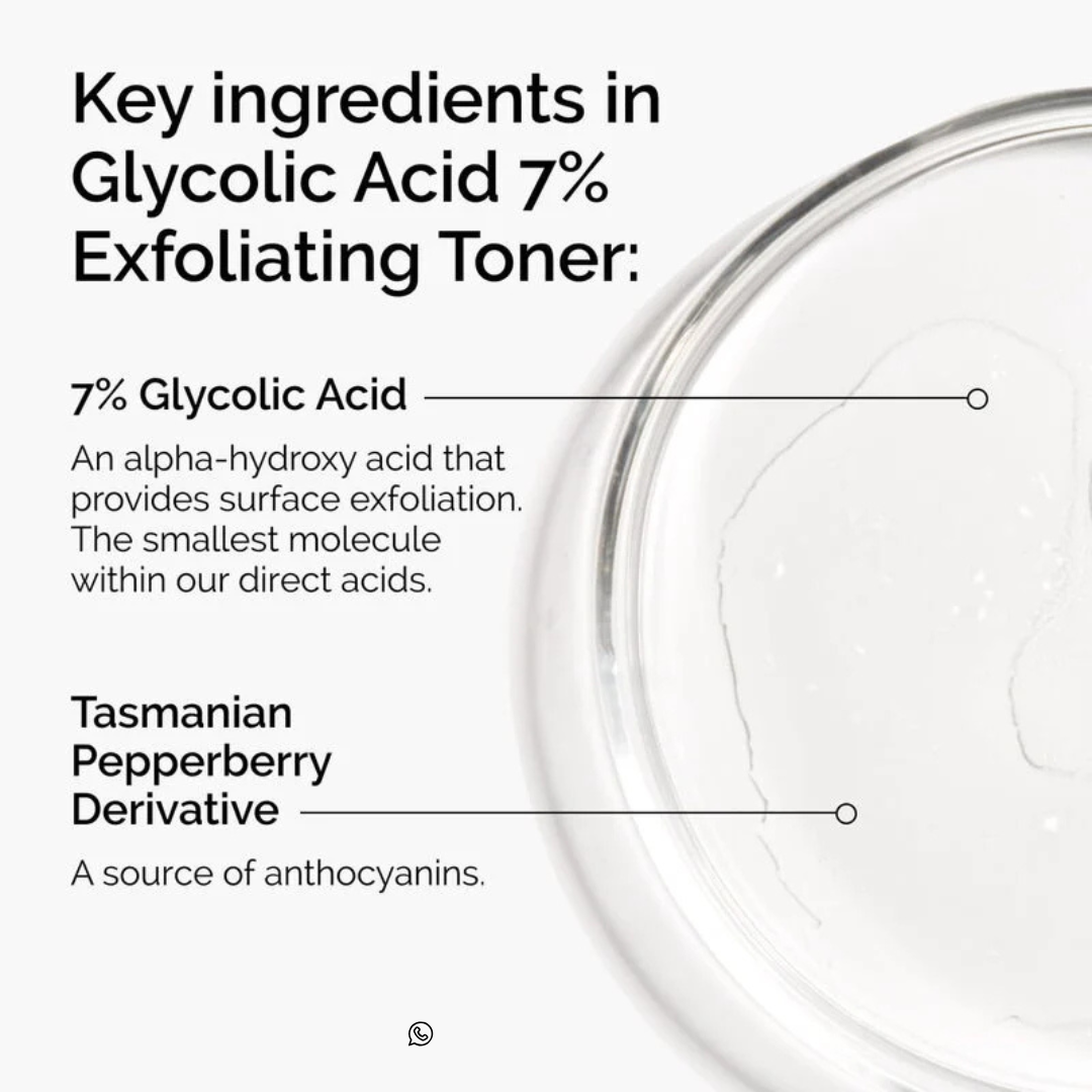 The Ordinary Glycolic Acid 7% Exfoliating Toner – 240ml