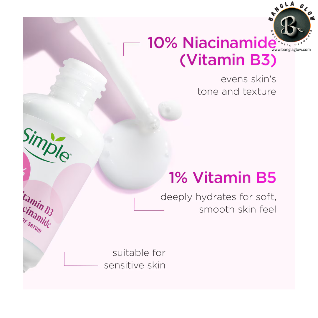 Simple 10% Niacinamide (Vitamin B3) Serum-30ml