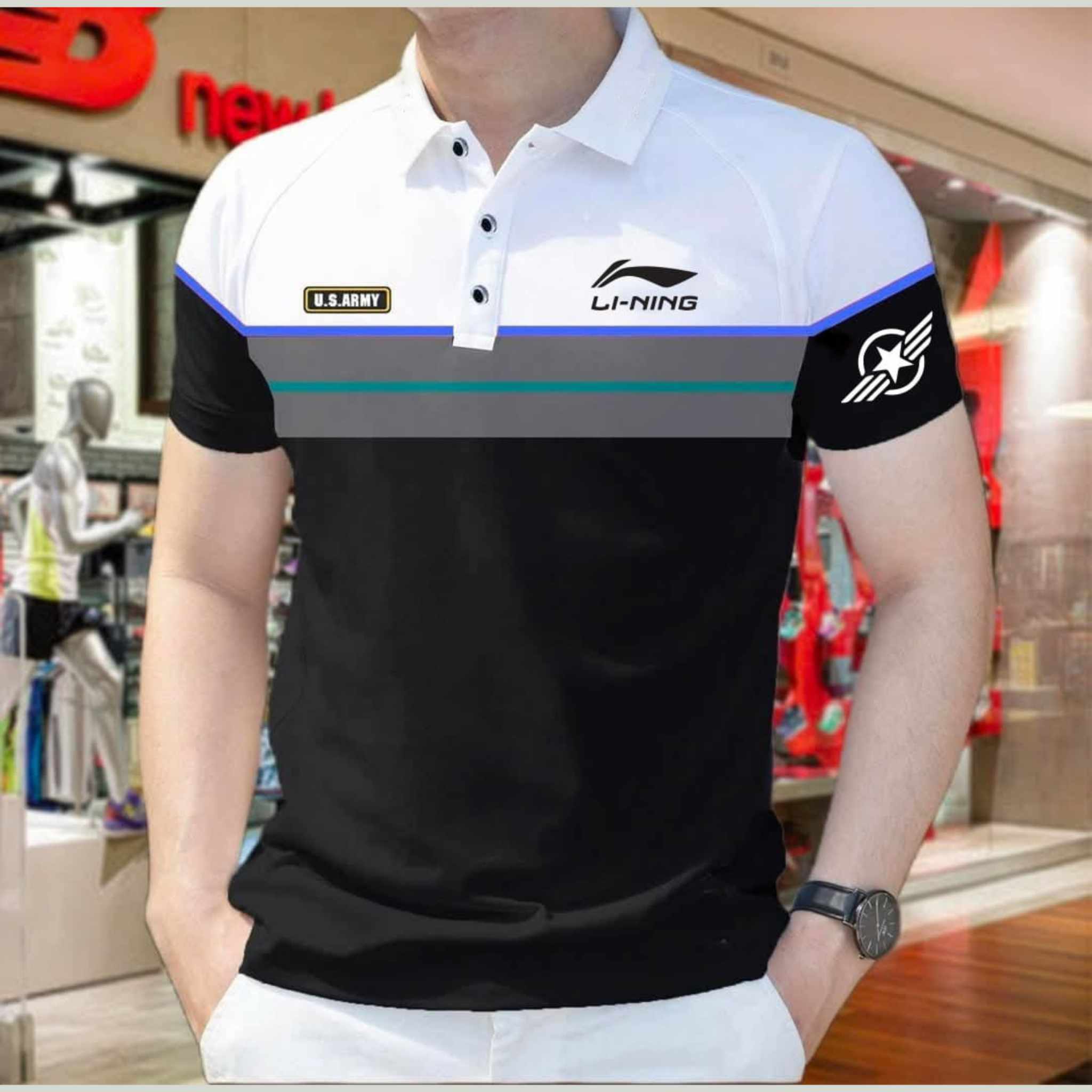Men’s Premium Cotton Polo Shirt –