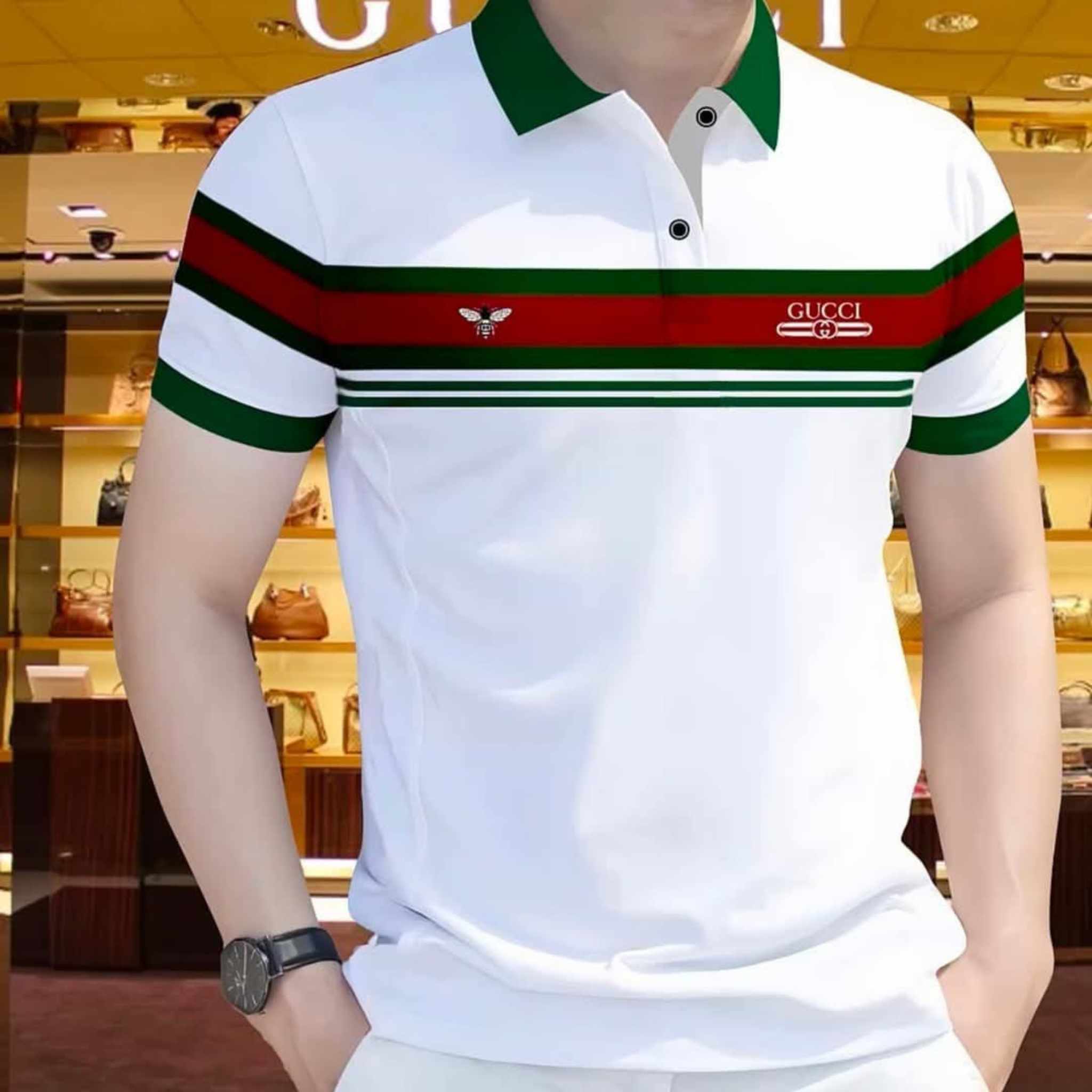 Men’s Premium Cotton Polo Shirt –