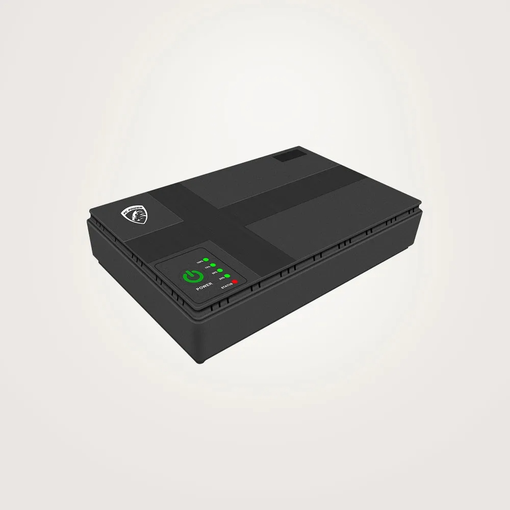 PC Power PCMU1018LL 20000mAh Ultra-High Capacity Mini UPS for Router | 5V/9V/12V DC & 15V/24V PoE Output | Router UPS | ONU | IP Camera Power Backup | 18W Max | 1-Year Warranty