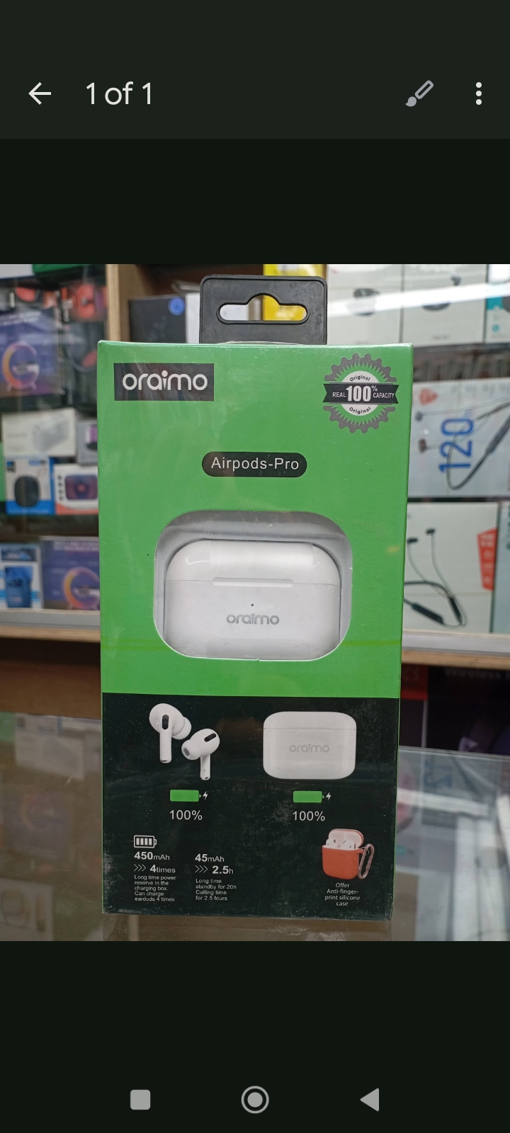 Oraimo AirPods Pro – উন্নতমানের ওয়্যারলেস ইয়ারবাডস**