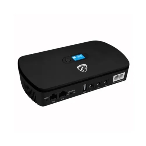 PC Power PCMU1018LCD 10400mAh Router Mini UPS with LCD Display | Multi-Output 5V/9V/12V DC & 15V/24V PoE | Smart UPS for WiFi Router, ONU, IP Camera | 18W Max | 1-Year Warranty