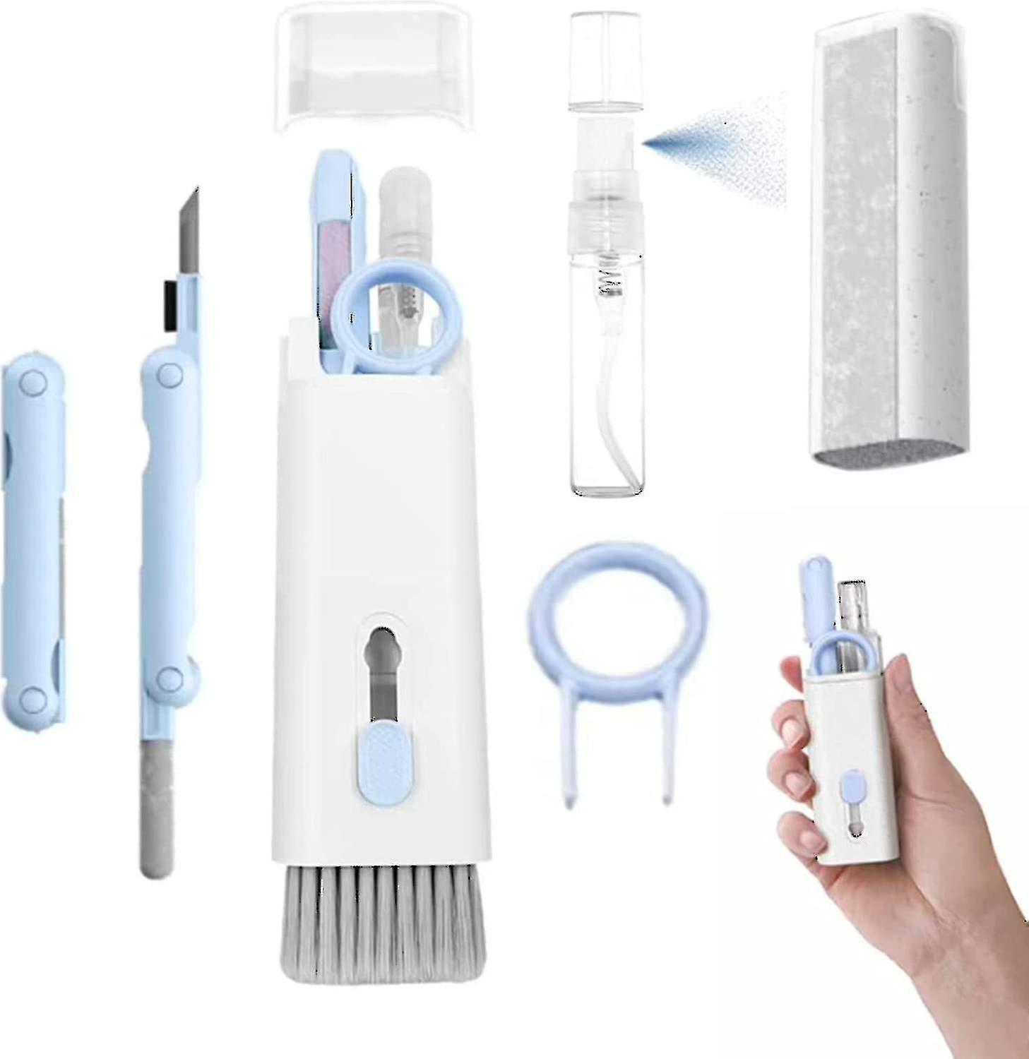 keyboard cleaner / 7-in-1 Computer Keyboard Cleaner Brush Kit Earphone Cleaning Pen For Headset Keyboard Cleaning Tools Cleaner Keycap Puller Kit | MNK SHOP