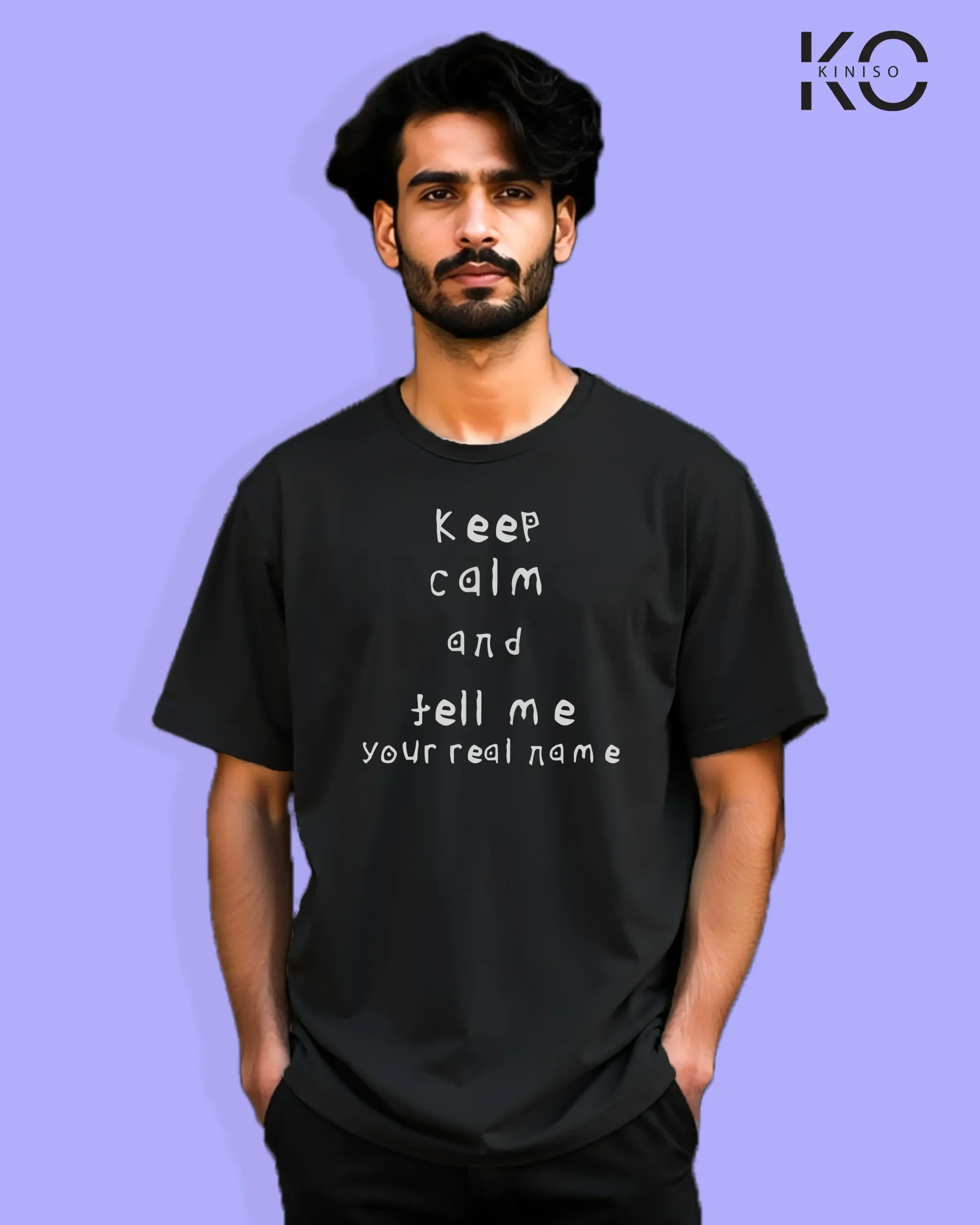 Drop Shoulder Round Neck T-Shirt for Men – Anime – Death Note – Tell Me Your Name