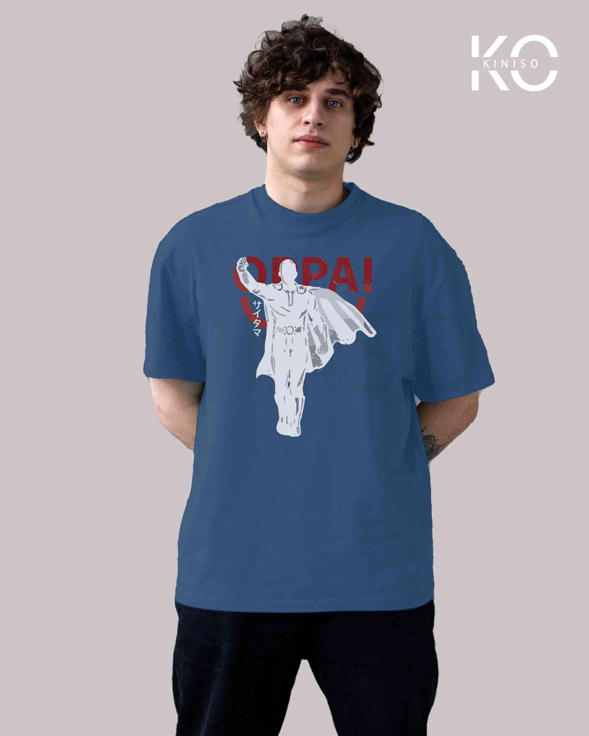 One Punch Man Oppai Printed T-Shirts by Manga Lovers