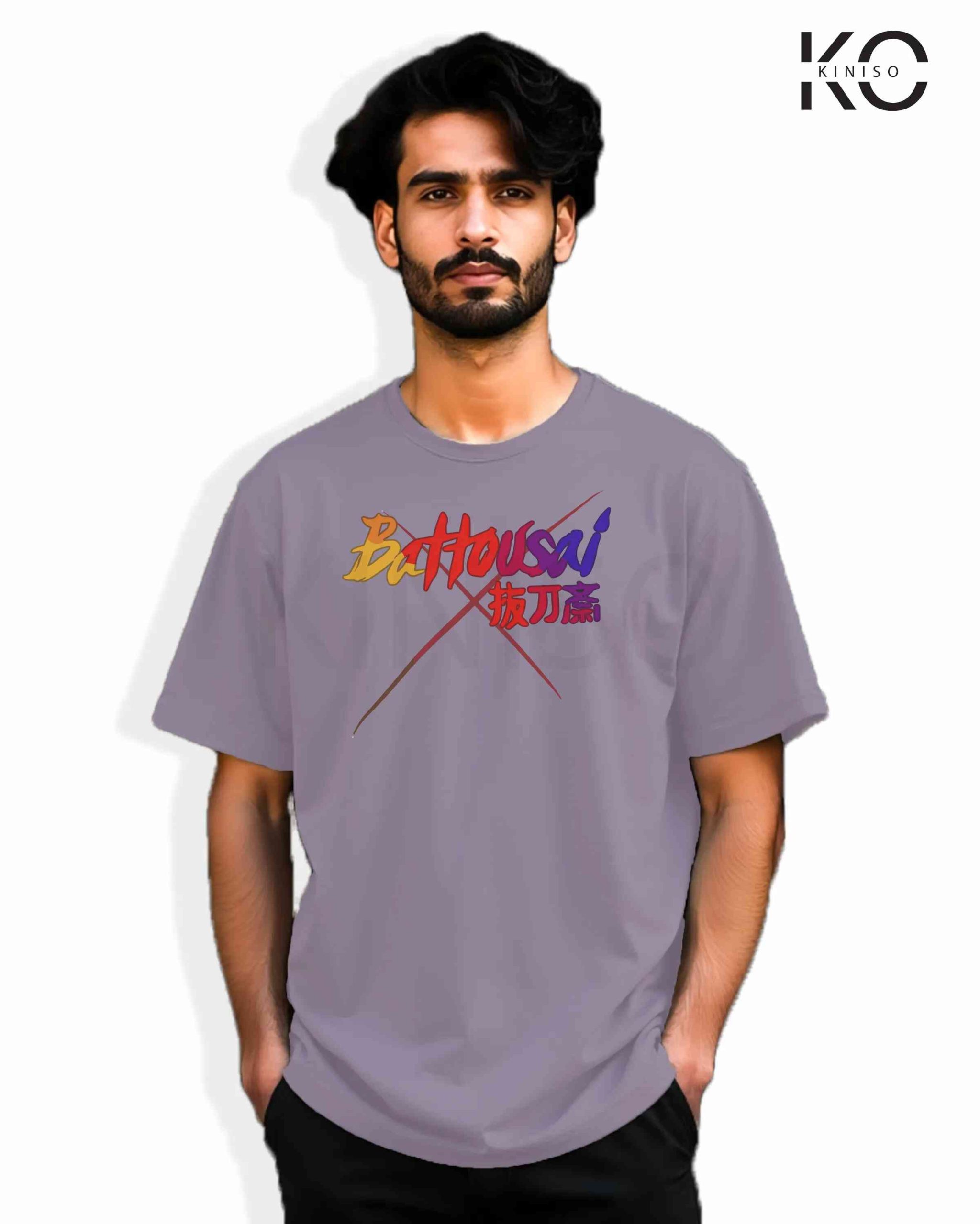Anime Inspired Design “Battousai”-Rurouni Kenshin Printed T-Shirts for Anime Lovers in Bangladesh