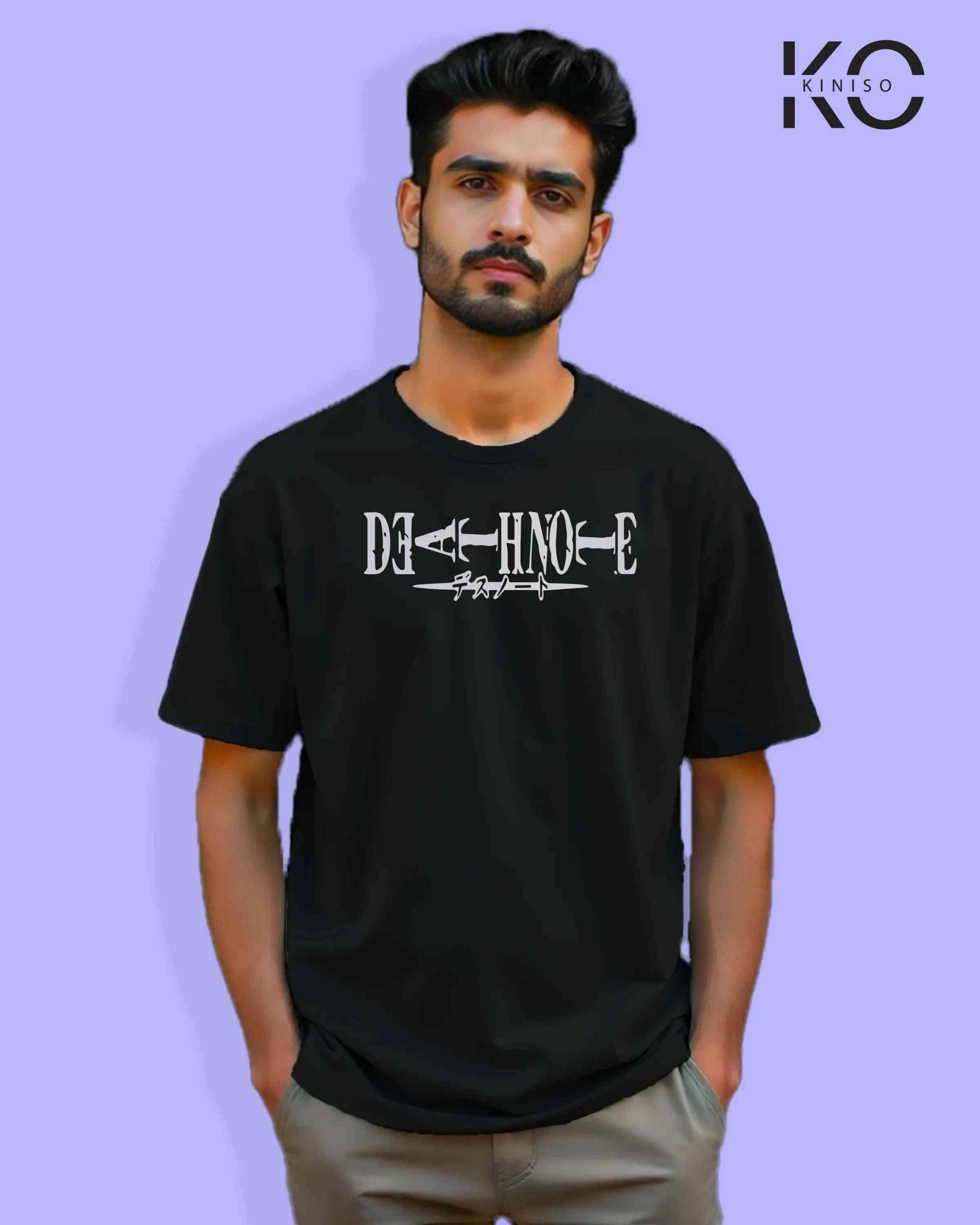 Anime Inspired Design “Death Note Name” Printed T-Shirts for Anime Lovers in Bangladesh