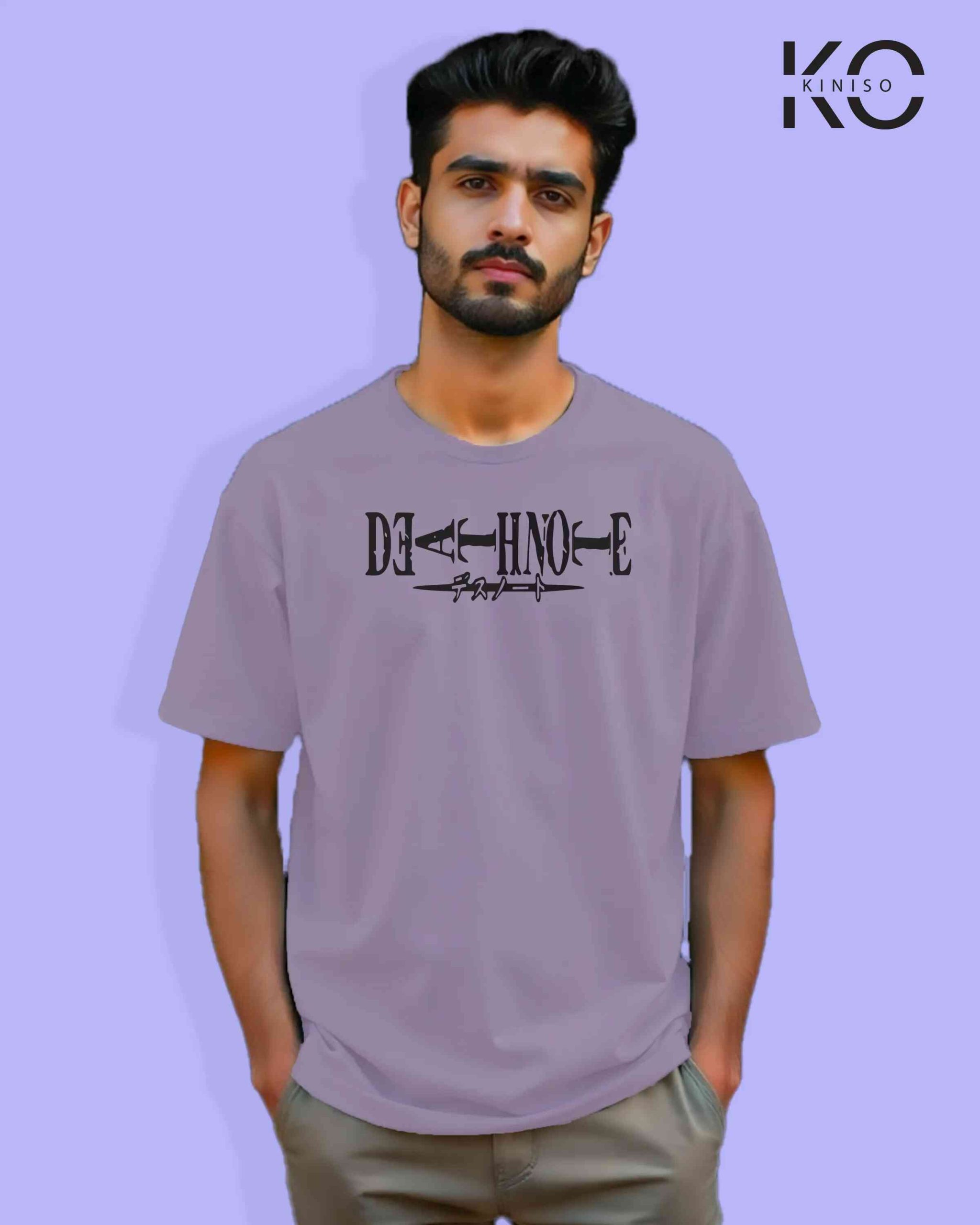 Anime Inspired Design “Death Note Name” Printed T-Shirts for Anime Lovers in Bangladesh