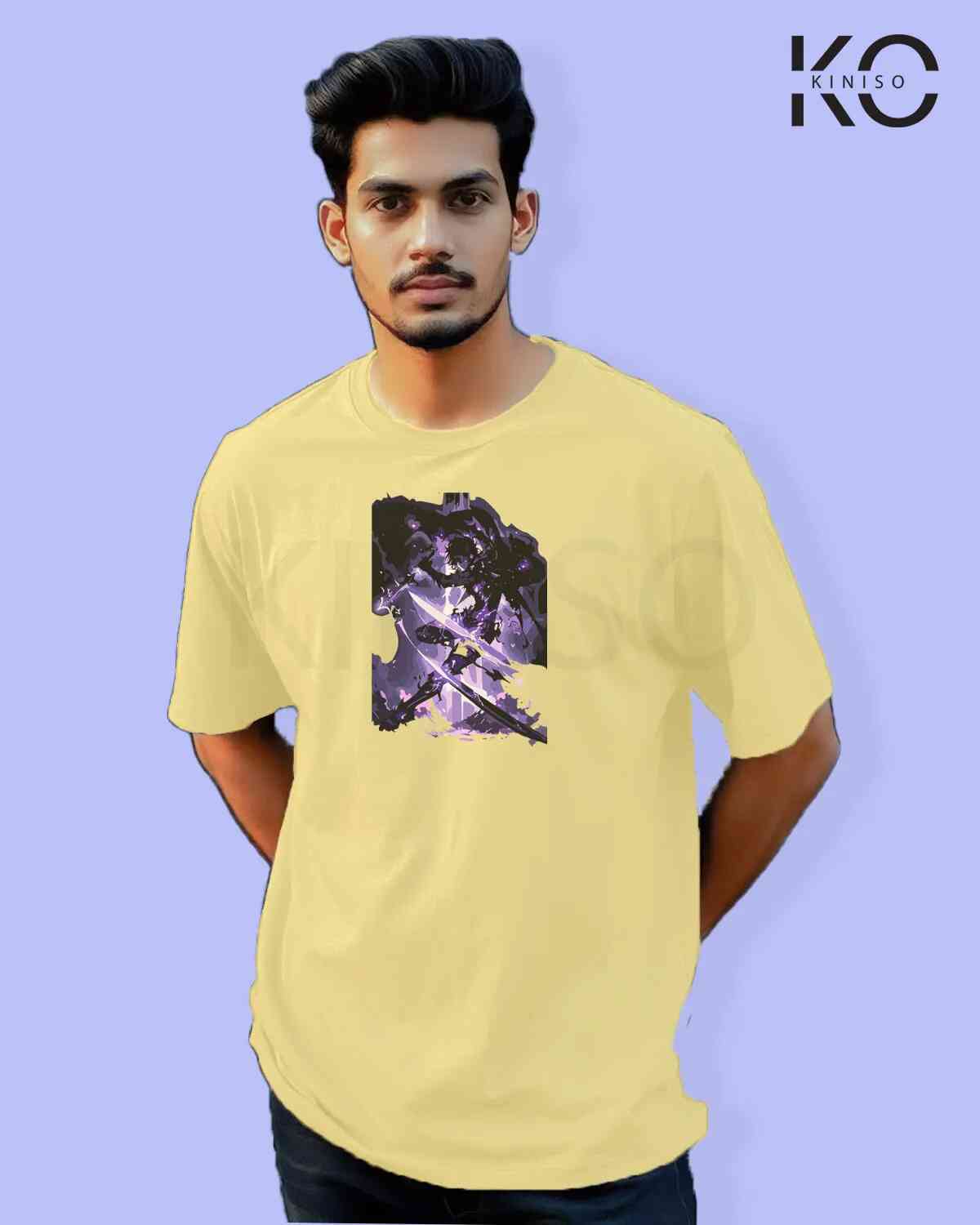 Genshin Impact Inspired Design “Raiden Shogun” Printed T-Shirts for Anime Lovers in Bangladesh