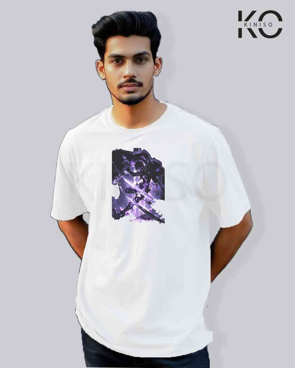 Genshin Impact Inspired Design “Raiden Shogun” Printed T-Shirts for Anime Lovers in Bangladesh