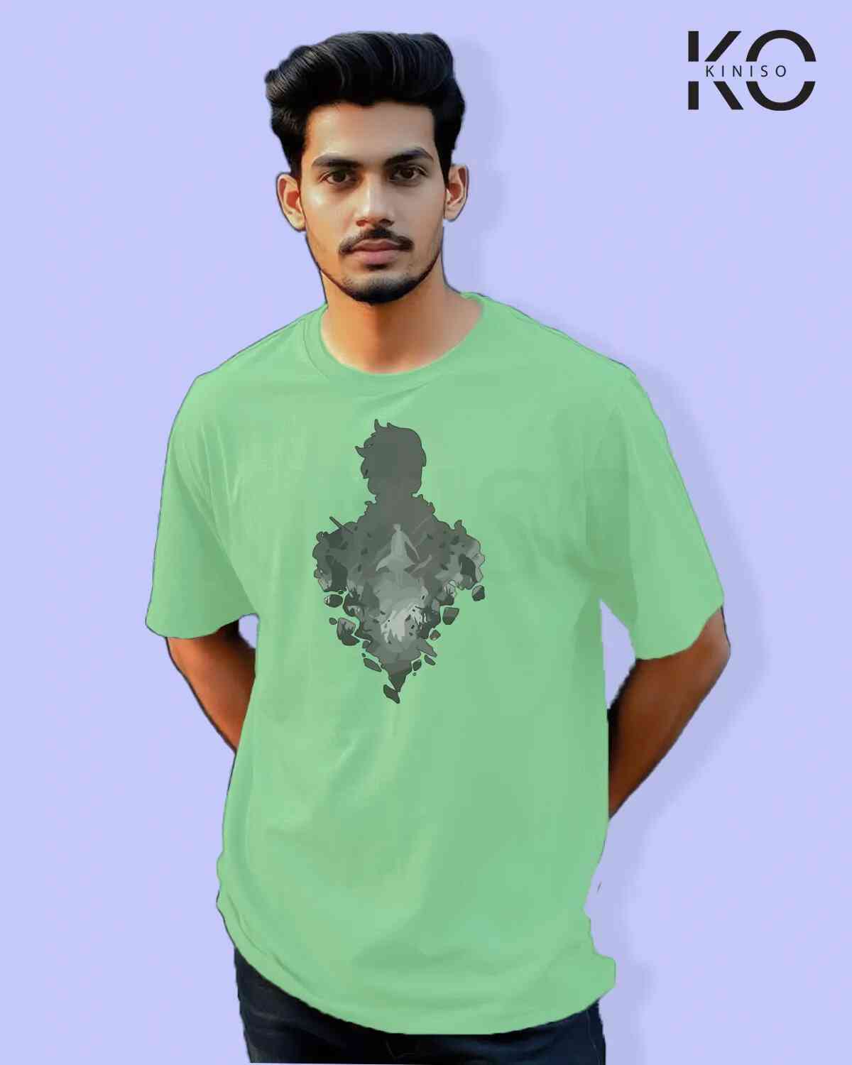 Solo Leveling Inspired “Sung Jin-Woo Black Shadow” Printed T-Shirts for Anime Lovers in Bangladesh