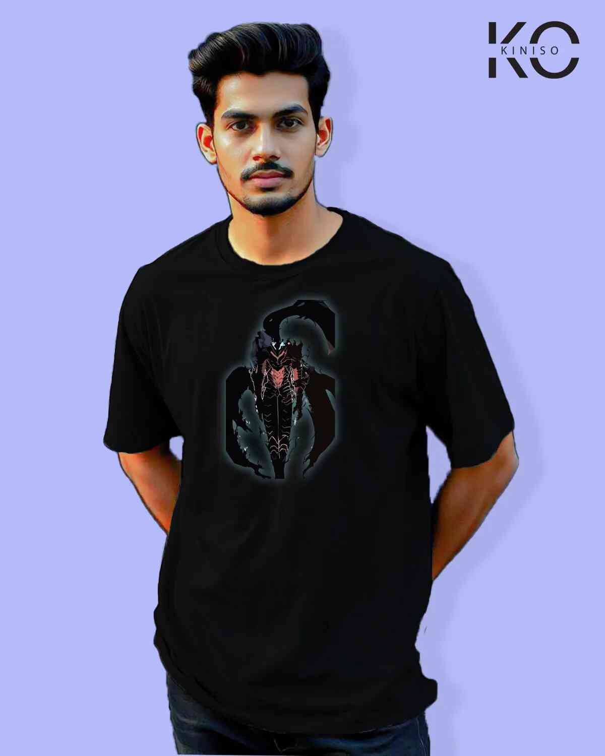 Solo Leveling Inspired “Igris-Shadow” Printed T-Shirts for Anime Lovers in Bangladesh