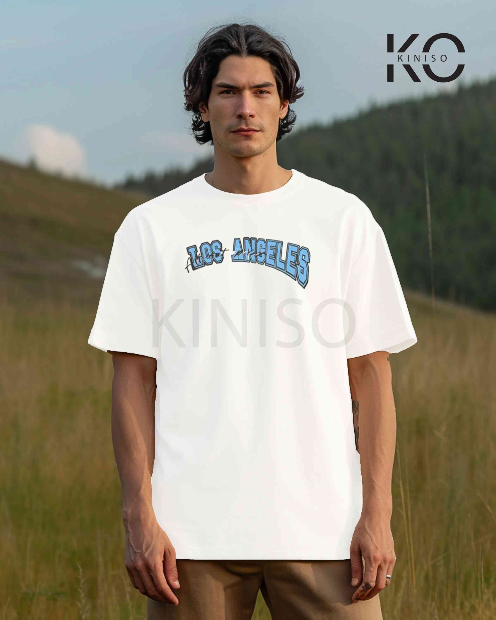 Cool car t shirts for men with Los Angles Style Printed