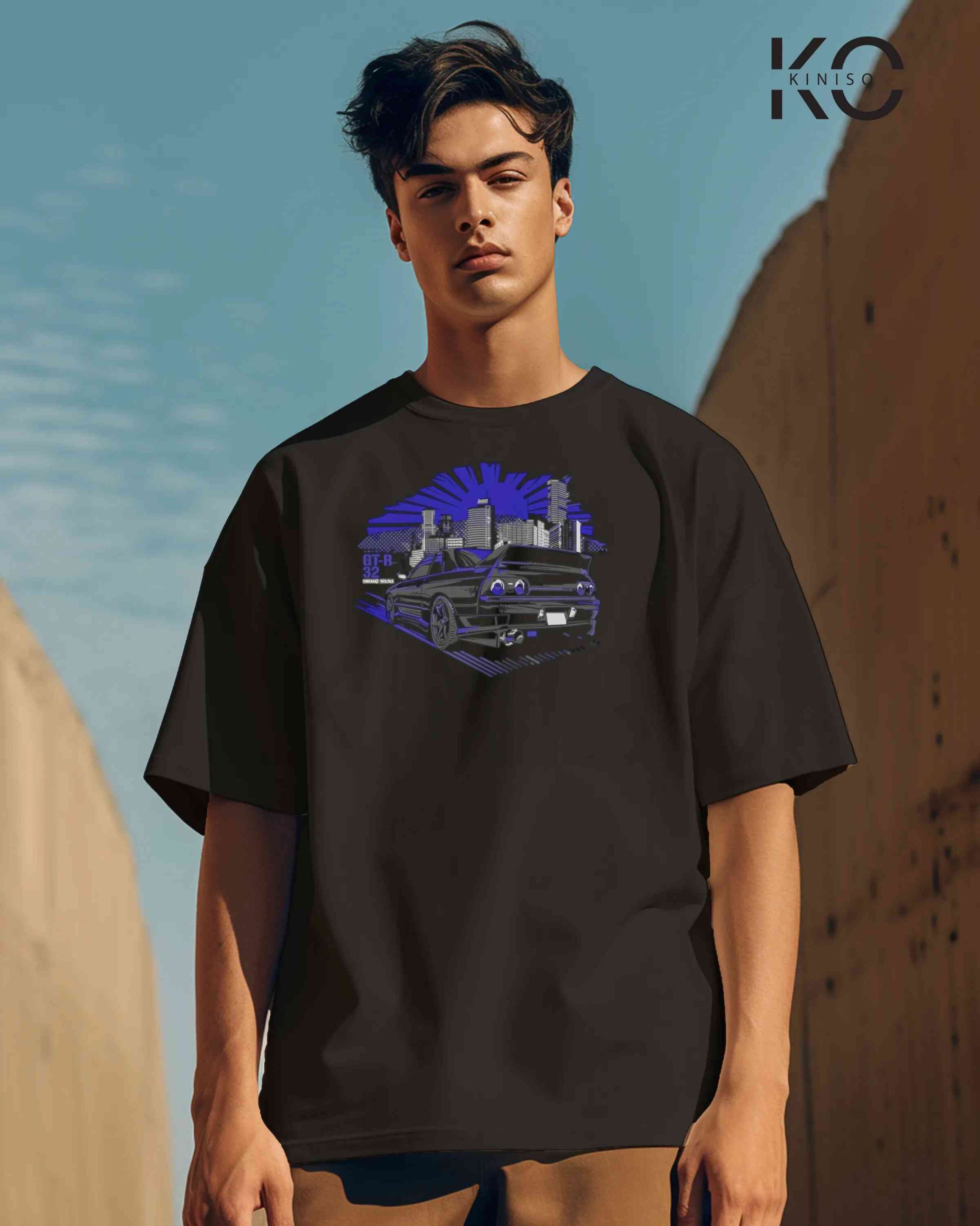 car t shirts men for guys with Street Racing Car Design Printed