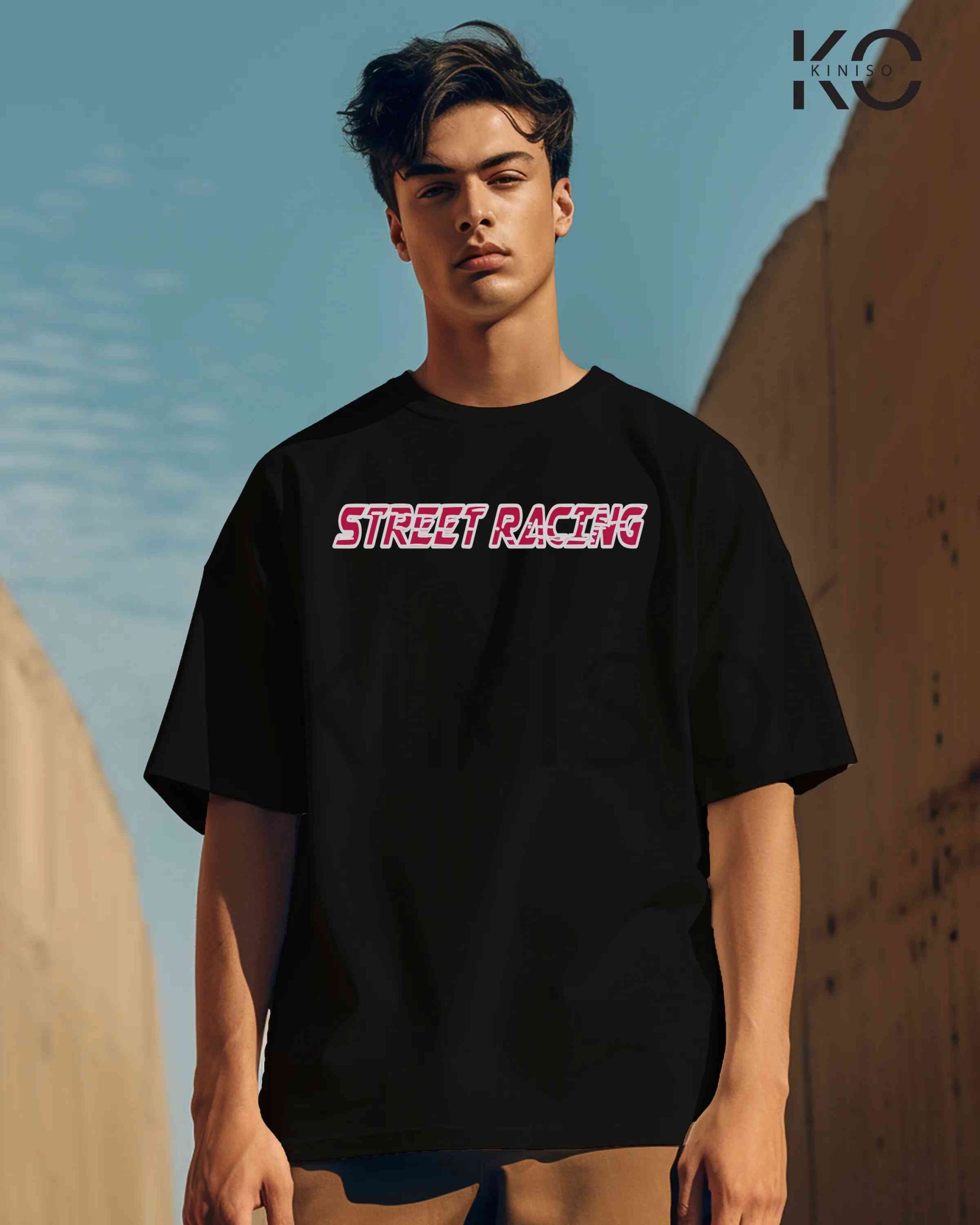 Car racing t shirt for men with Street Racing MK1 Style Printed