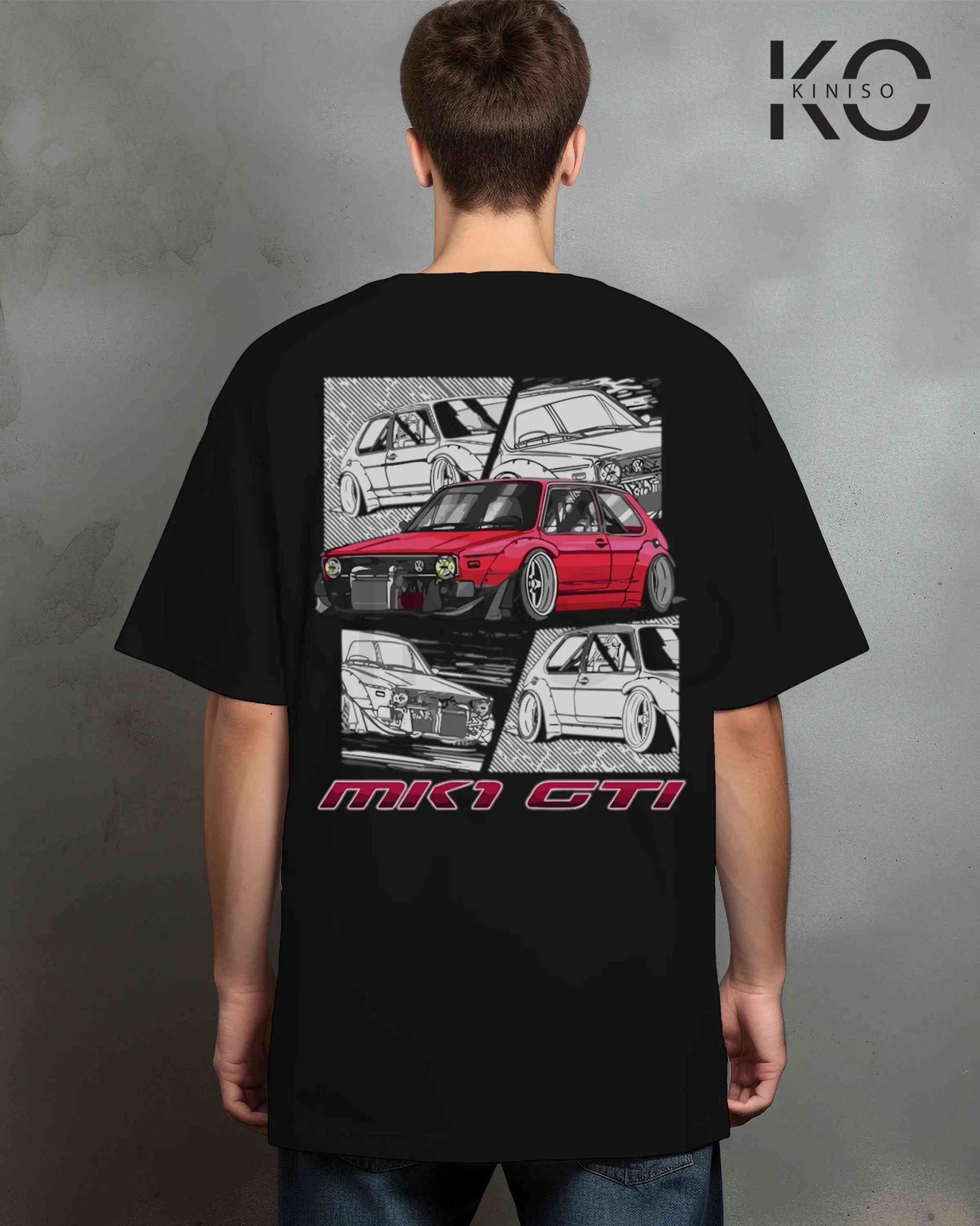 Car racing t shirt for men with Street Racing MK1 Style Printed