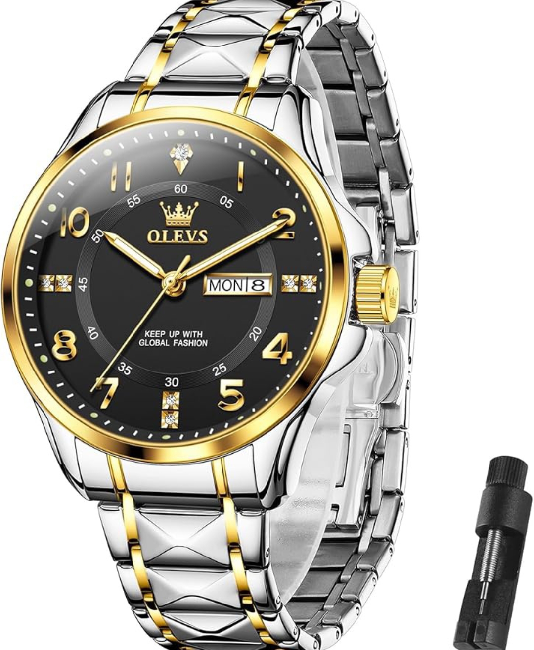 OLEVS 5609 luxury classic Luminous waterproof quartz watch Original